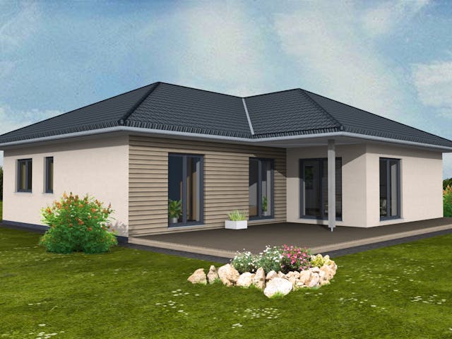 Bungalow 113 von Suckfüll mit Walmdach für hindernisfreies Wohnen auf 113 m²